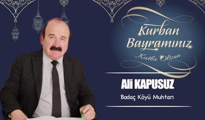 Ali Kapusuz, Kurban Bayramı'nı kutladı