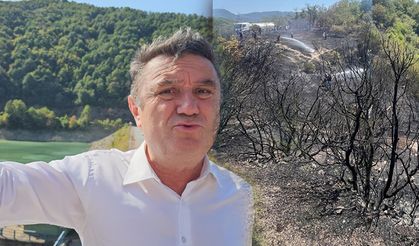 Ekipler seferber oldu: Ulutan Barajındaki yangın kontrol altında