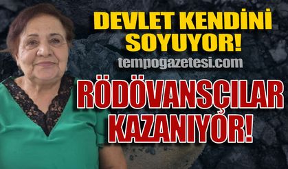 Devleti kimse soymuyor, Devlet kendini soyuyor: Rödövansçılar kazanıyor!