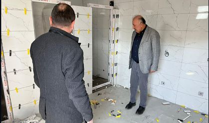 Terminaldeki tuvaletler yenileniyor