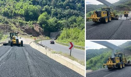 Esenköy'de asfalt çalışmalarını başladı