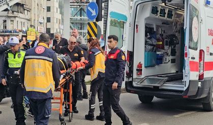 Çevre yolunda yine kaza: Motosikletin çarptığı kadın yaralandı