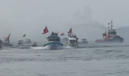Zonguldak Limanı’nda Cumhuriyet coşkusu denize taştı