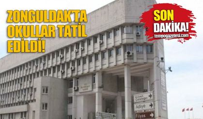 Zonguldak’ta okullar yarın da tatil!