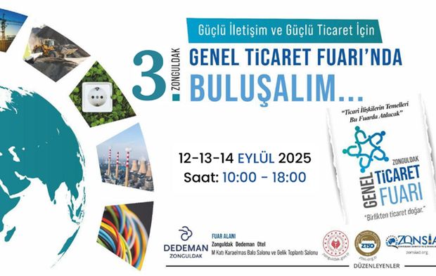 3'üncü Zonguldak Genel Ticaret Fuarı için geri sayım başladı