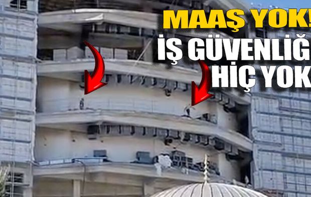 BEUN inşaatında hem maaş, hem iş güvenliği krizi!