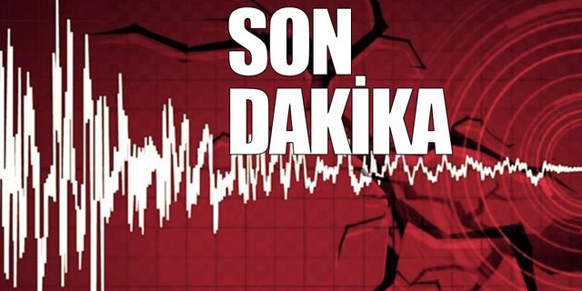 Ege'de deprem