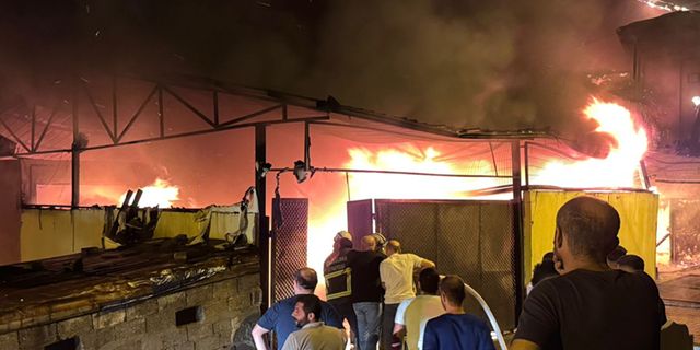 Çınartepe'de büyük yangın