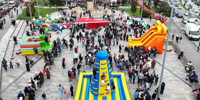 Belediyenin 23 Nisan Çocuk şenliği yoğun ilgi gördü