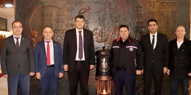 Türk Enerji-Sen Genel Başkanı Şuayip Deniz Demir'den GMİS'e ziyaret