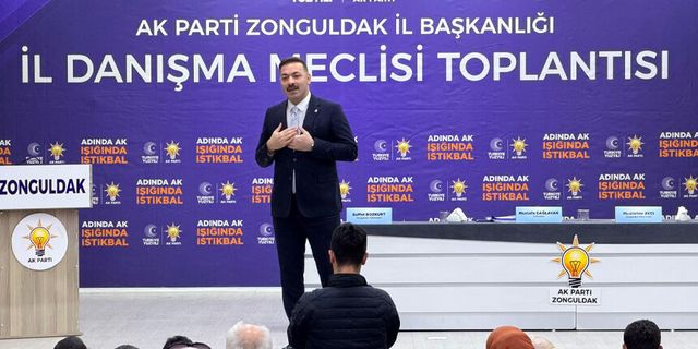AK Parti Zonguldak teşkilatı İl Danışma Meclisi toplantısında buluştu