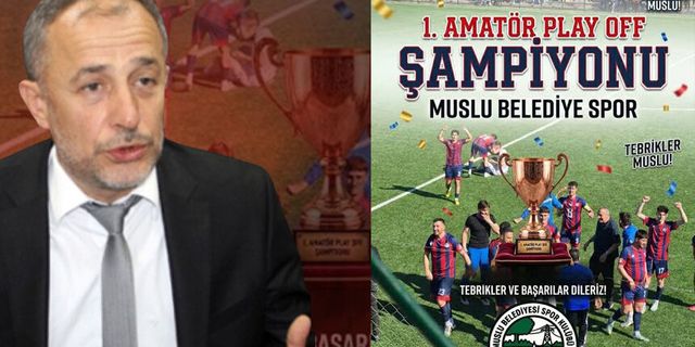 Muslu Belediyespor’a hükmen mağlubiyet kararı: Şampiyonluk tescillendi