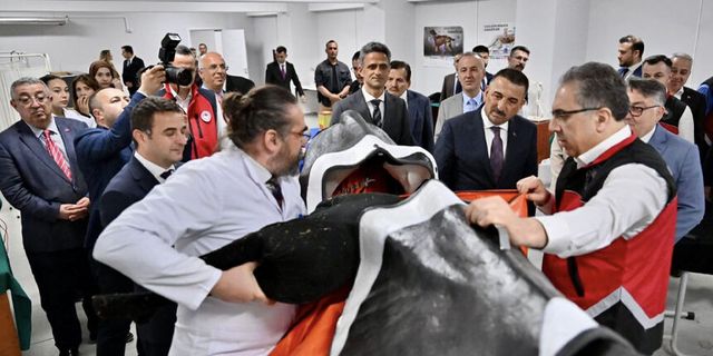 Bakan Yardımcısı Gümen Türkiye’nin ilk klinik laboratuvarını inceledi