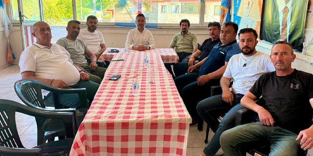 Sezer Köroğlu Elvanpazarcık’ta teşkilat ve vatandaşlarla buluştu