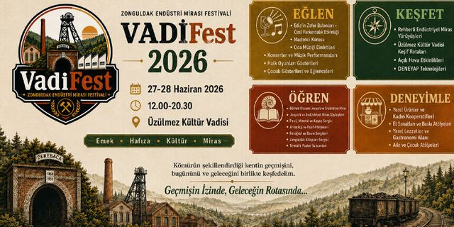 Vadi Fest, 27-28 Haziran'da Üzülmez Kültür Vadisi'nde gerçekleşecek