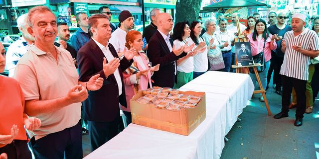Gazipaşa’da Ferdi Zeyrek için lokma ve helva ikramı