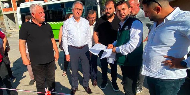 Milletvekili Saffet Bozkurt, Pençeş Deresi Rehabilitasyon çalışmalarını inceledi