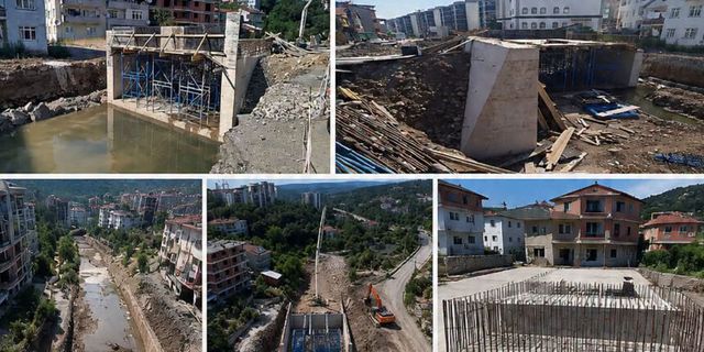 Ereğli’de Pençeş Deresi’nde taşkın riskine karşı çalışma sürüyor