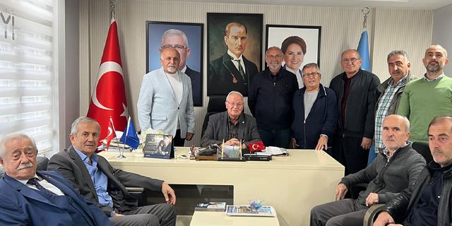Göbü Köyü Muhtarı Burhan Oral’dan İYİ Parti’ye ziyaret