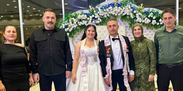 Çağlayan, Ayhan ve Esila’nın mutluluğuna ortak oldu