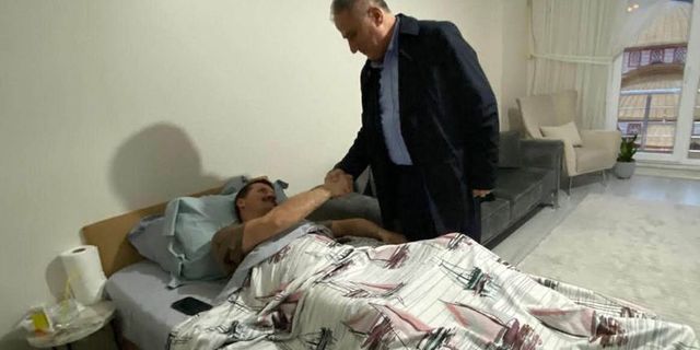 Bozkurt’tan Şanver Turan’a geçmiş olsun ziyareti