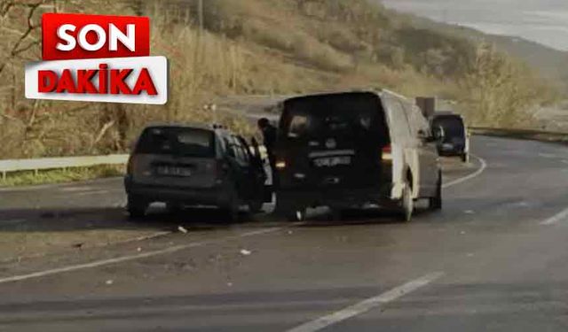 Çaycuma'da trafik kazası