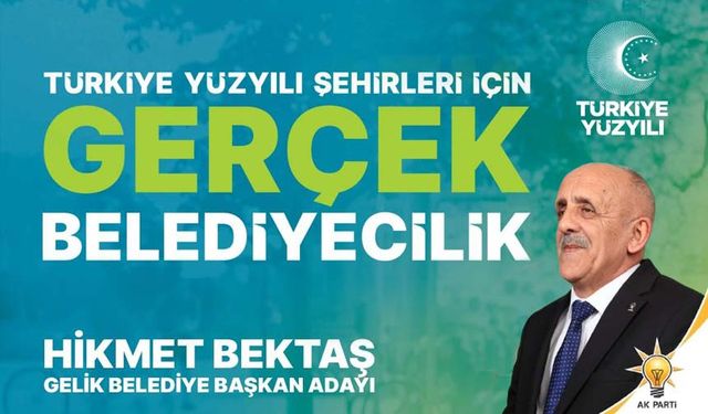 AK Parti Gelik Belediye Başkan Adayı Hikmet Bektaş