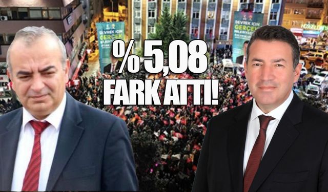 Özcan Ulupınar, Çetin Bozkurt'a 758 oy fark attı...