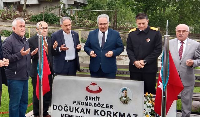 Milletvekili Bozkurt, Şehit Doğukan Korkmaz'ın Mevlidine katıldı...