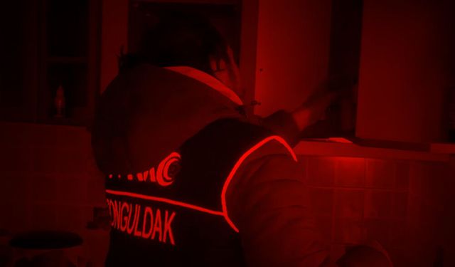 Zonguldak'ta silah kaçakçılığı operasyonu; 13 kişi gözaltına alındı