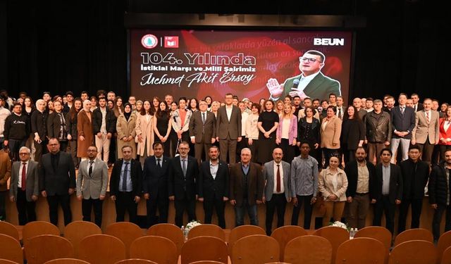 “104. Yılında İstiklal Marşı" konferansı düzenlendi