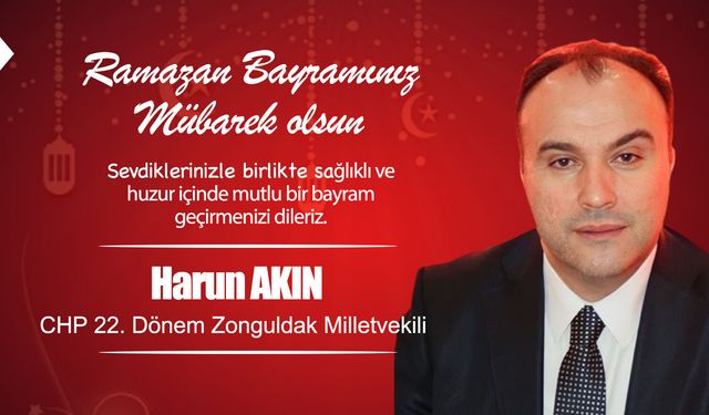 Harun Akın, Ramazan Bayramı'nı kutladı