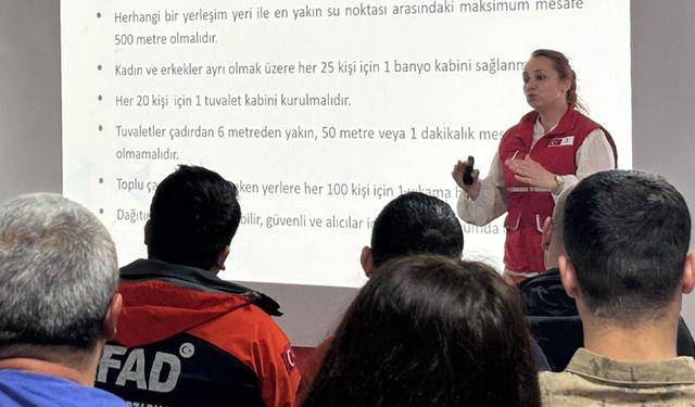 Zonguldak'ta Afetlere Hazırlık Eğitimi verildi