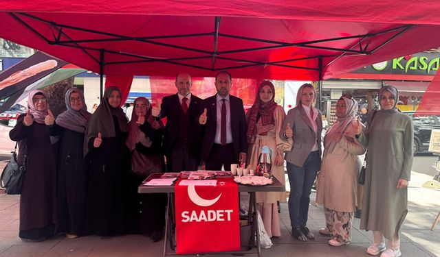 Saadet Partisi’nden ‘Mecliste vekilim var’ etkinliği
