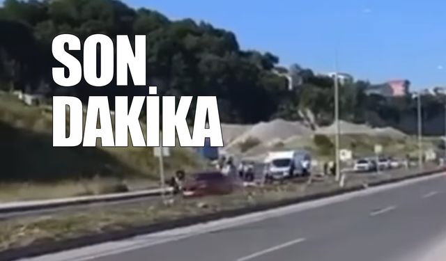 Sahil yolunda motorsiklet sürücüsü feci şekilde can verdi