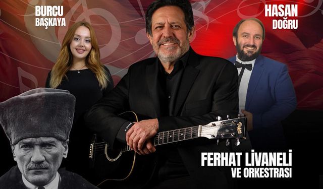 Zonguldak'ta konser: Ferhat Livaneli, Burcu Başkaya ve Hasan Doğru sahne alıyor