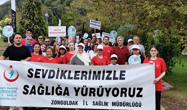 'Hareket et, doğru beslen, sağlıklı yaşa' yürüşü
