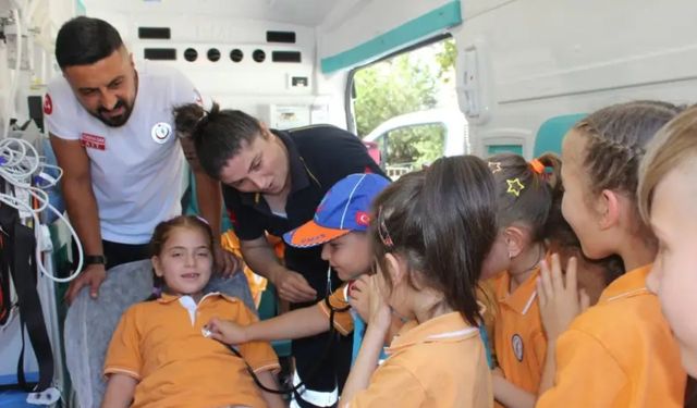 Minik öğrenciler sağlık elçisi oldu