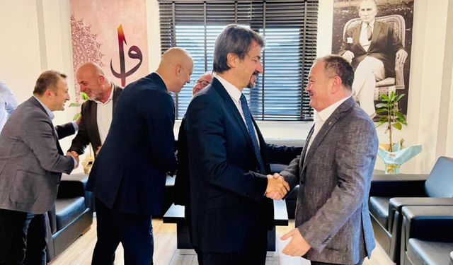 CHP heyeti Muslu Belediyesi’nde bir araya geldi