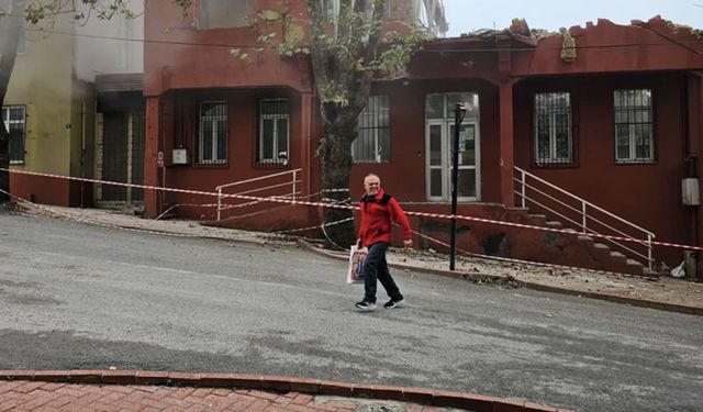 Kontrollü yıkım sırasında yürekler ağza geldi