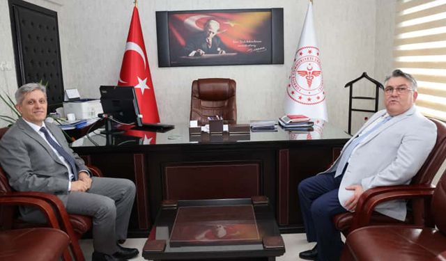 Rektörden, Mustafa Özkan Gün'e 'Hayırlı olsun' ziyareti