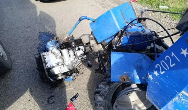 Alaplı’da Tarım Aracıyla Motosiklet Çarpıştı: 2 Yaralı