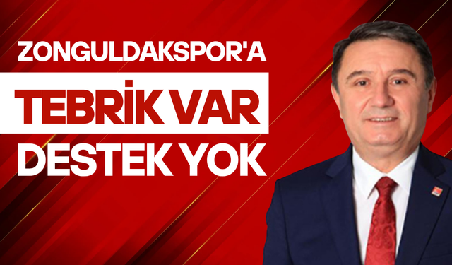 Teşekkür var, destek yok!..