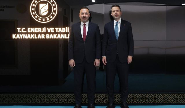 Çağlayan'ndan Enerji Bakanı Bayraktar'a ziyaret