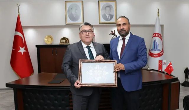 BARÜ Rektörü Akkaya’dan Rektör Özölçer’e ziyaret