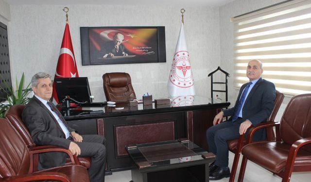 TTK Genel Müdürü Kiraz'dan, Sağlık Müdürü Özkan'a ziyaret