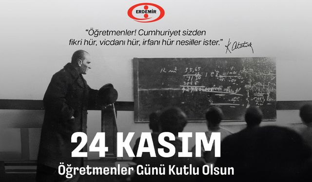 24 Kasım Öğretmenler Günü Kutlu olsun
