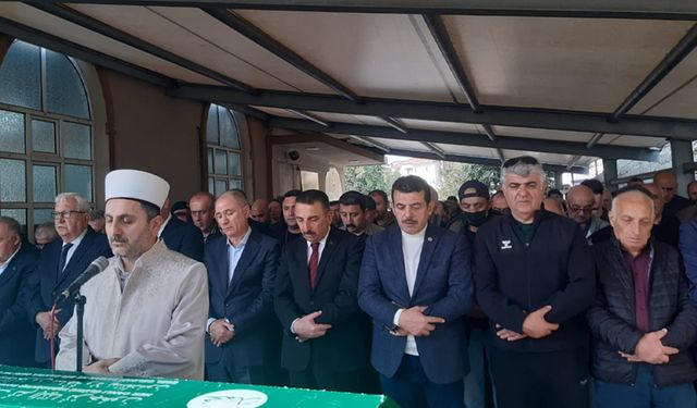 Eski Bakan Efkan Ala'nın eniştesi son yolculuğuna uğurlandı