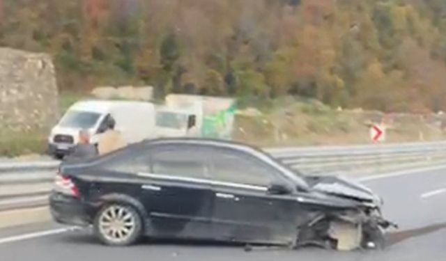 Ereğli karayolunda trafik kazası...