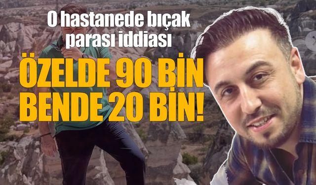 Doktor 'El emeği, göz nuru' deyip altın ve para istiyor...